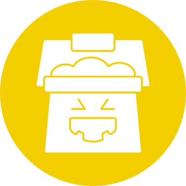 Trick or Treat simgesinin basit doğrusal resmi