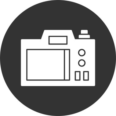 Fotoğraf Kamerası arka ekran, basit illüstrasyon 