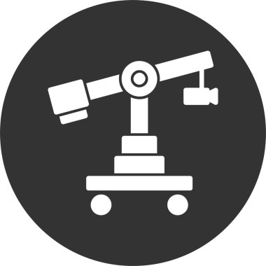 Kişisel ve ticari kullanım için Camera Crane illüstrasyonu