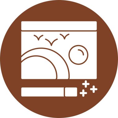 Fotoğraf Düzenleme simgesinin basit özet çizimi