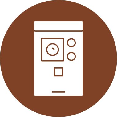 Smartphone Camera 'nın basit doğrusal çizimi