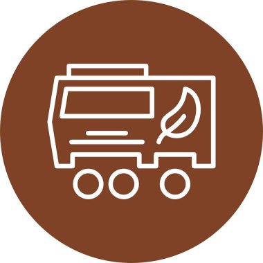 Biyoyakıt Tankı, yaratıcı ve basit uygulama simgesi 