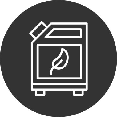 Biyoyakıt kutusu, basit uygulama simgesi 