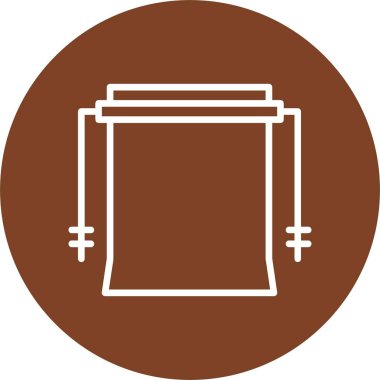 Kamera arkaplan simgesi, vektör illüstrasyonu