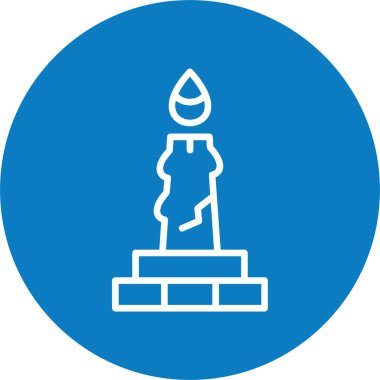 Web sayfası için Candle simgesi yakılıyor 