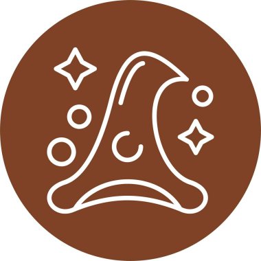 heks hoed geïsoleerd op witte achtergrond. 