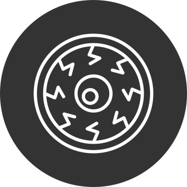 Ürkütücü Göz 'ün basit çizimi