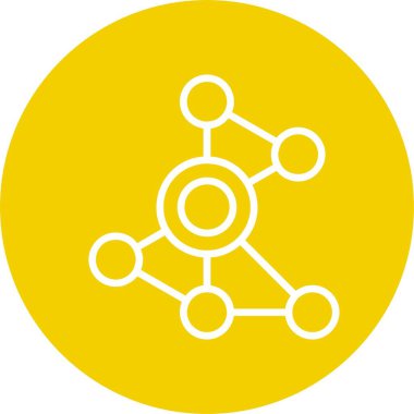 Ağ simgesi uygulama veya web sayfasında kullanılabilir 