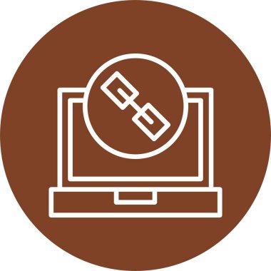 İnternet bağlantısı. Web sayfası basit web simgesi illüstrasyonu 