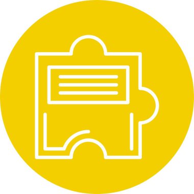 Bulmaca basit web simgesi resimlemesi 