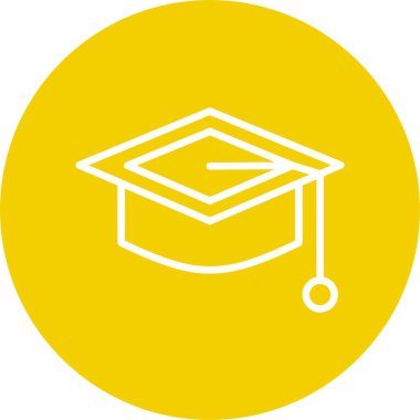 Graduate Cap 'in temel doğrusal çizimi