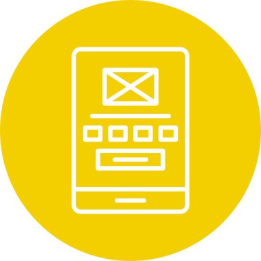 Düşük Sadakat Tel Çerçevesinin basit doğrusal çizimi