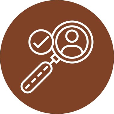 Vektör Müşteri Keşfi simgesi. Basit resimleme