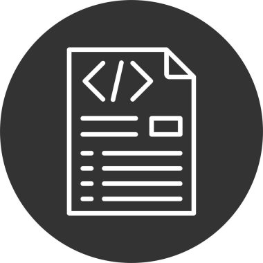 Başlık kodu soyut renk vektörü simgesi