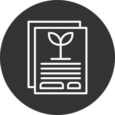 Taze İçeriğin basit vektör illüstrasyonu