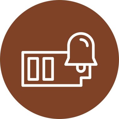 Batarya simgesinin basit vektör illüstrasyonu