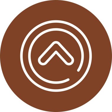 Üst Simgeye Dönüş 'ün basit doğrusal resmi