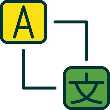 Dil Engelinin basit doğrusal resmi