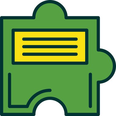 Bulmaca basit web simgesi resimlemesi 