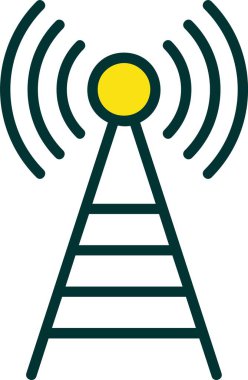 Sinyal anten yayını. Televizyon kulesini yayın 