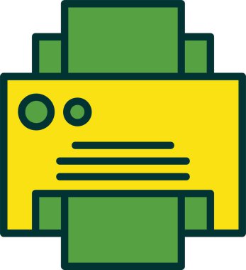 Lazer yazıcı makinesi. Web sayfası için basit simge 