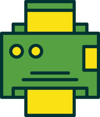 Web sayfası için basit bir simge. lazer yazıcı makinesi