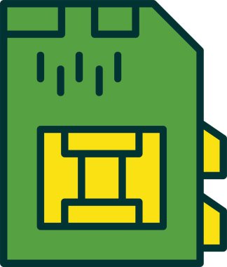 SD Kart, basit uygulama simgesi 