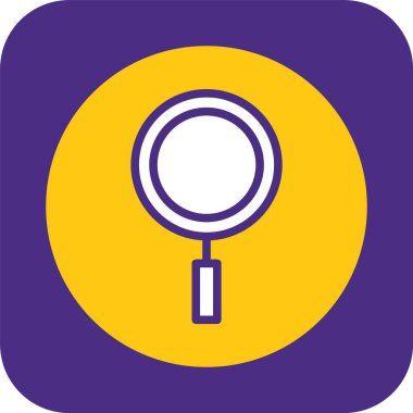 Basit büyüteç çizimi, arama simgesi