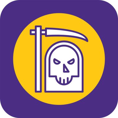 Azrail 'in basit vektör illüstrasyonu