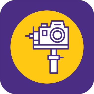 Gimbal. Web sayfası için basit web illüstrasyonu