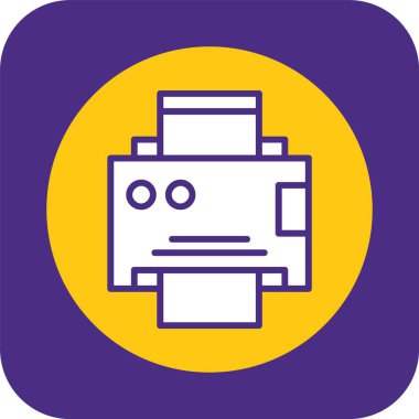 Web sayfası için basit bir simge. lazer yazıcı makinesi