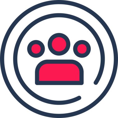 İş dünyası düğmesi simgesi. Web illüstrasyonu  