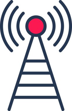 Yayın. Web simgesi basit illüstrasyon