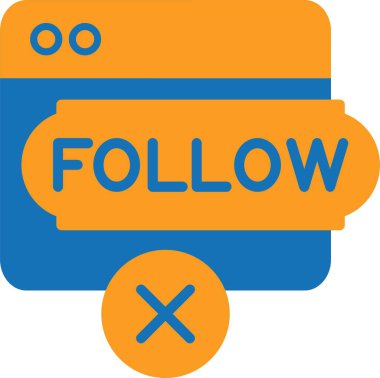 vektör simgesini takip etme modern basit vektör resimlemesi