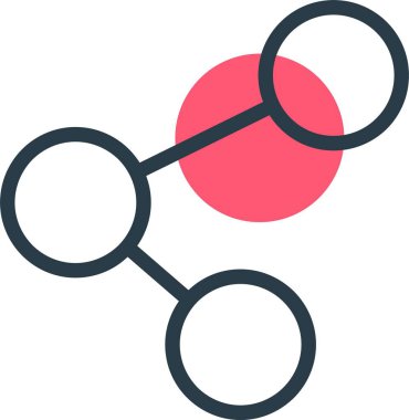 Web simgesi paylaşmak, illüstrasyon vektör 