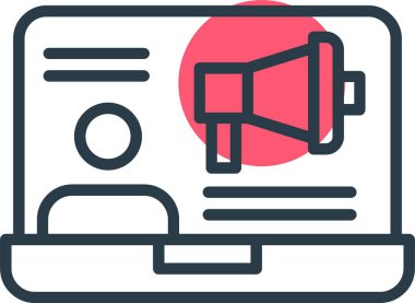 seo modern simgesinin vektör illüstrasyonu