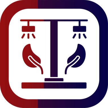 Eco Street Light simgesi, vektör illüstrasyonu