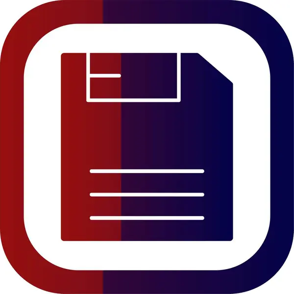 Simgeyi kaydet, vektör basit illüstrasyonu