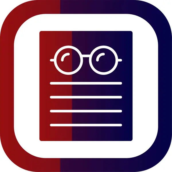 Okunabilirlik simgesi, vektör basit illüstrasyon