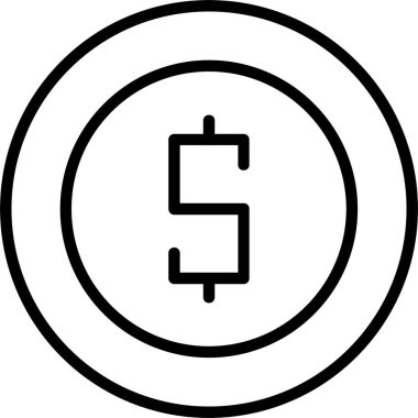 Gelir web simgesi vektör illüstrasyonu