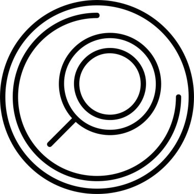 arama web simgesi vektör illüstrasyonu