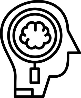 Kendini Keşfetme Ağ ikonu vektör çizimi