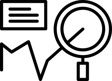 Gözlem web simgesi vektör illüstrasyonu