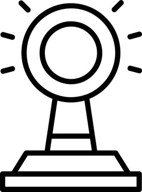  Oscar Ödülü Web simgesi vektör illüstrasyonu