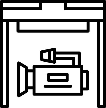 Stüdyo web simgesi vektör illüstrasyonu