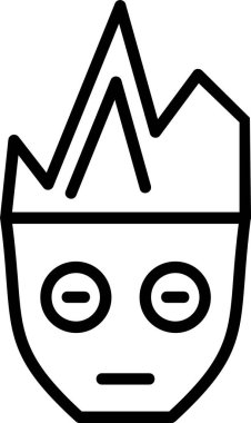 Oyun Karakteri Web simgesi vektör çizimi