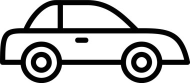 Araba web simge vektör çizim