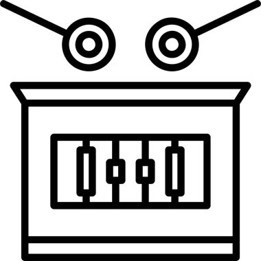 Web simge vektör çizim davul