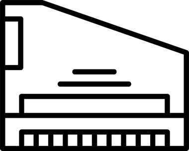 Piyano web simge vektör çizim