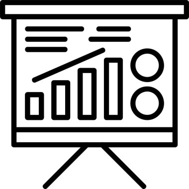Business Growth web simgesi vektör çizimi